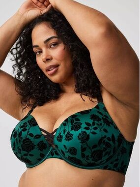 XO Plunge Push-Up Bra